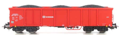 PIKO 58275 - H0 - 2-tlg. Set offene Güterwagen Eaos mit Kohleladung, DB AG, Ep. VI - Set 2